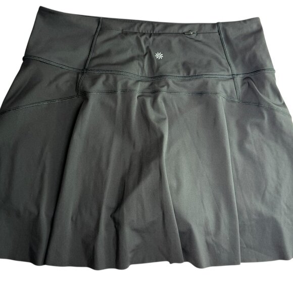 Athleta Black Tennis Golf Skirt with Spandex Shorts Underneath.  Size Women's La - Picture 3 of 9